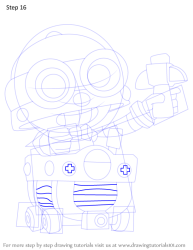 brawl carl stars draw drawing step
