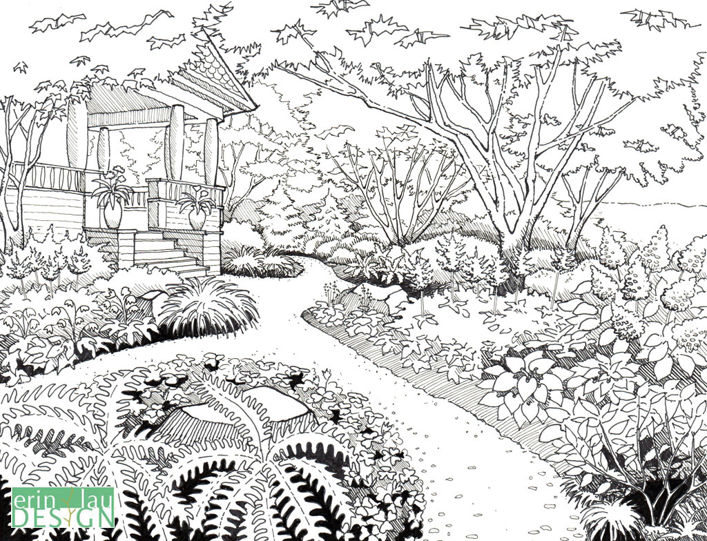 Garden drawing details