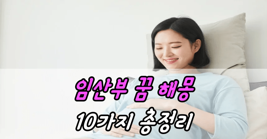 임산부 꿈 해몽 10가지 총정리
