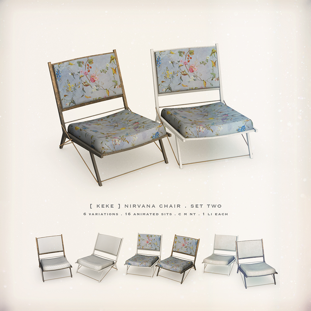 [ keke ] nirvana chair set two