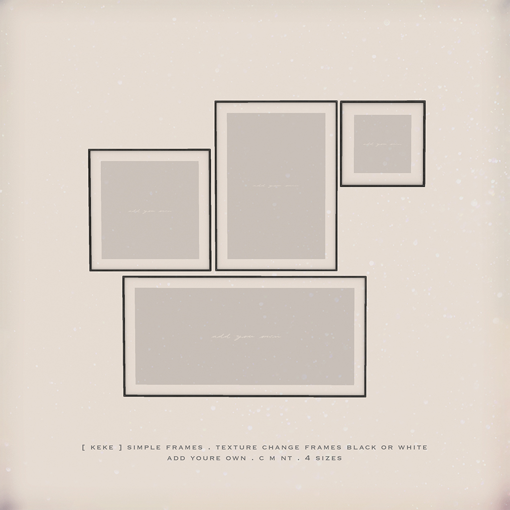 [ keke ] simple frames