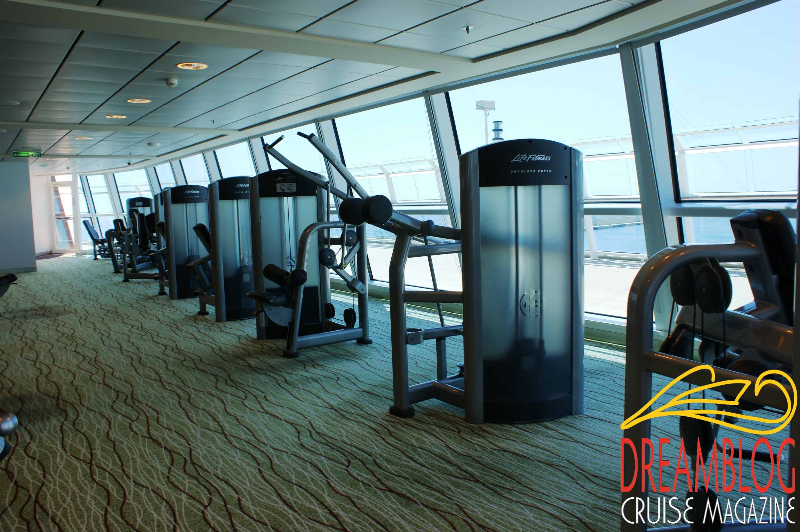 Celebrity Reflection Fitness Center Dream Blog Cruise