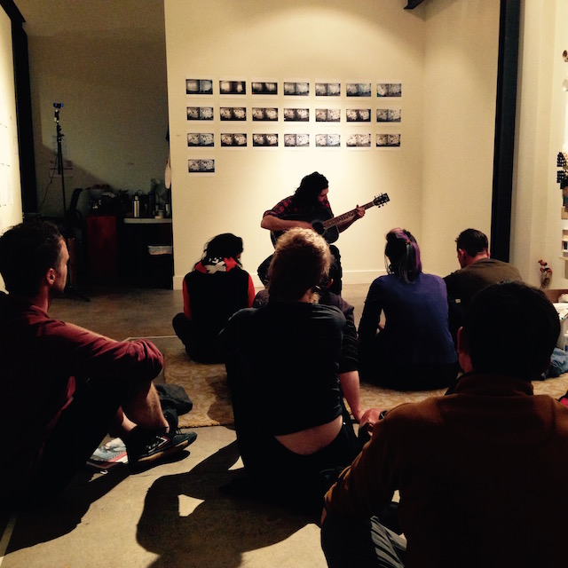 Javier and his captive audience