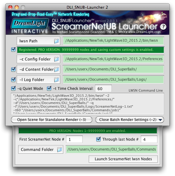 Dli Snub Launcher For Lightwave 3d Network Rendering