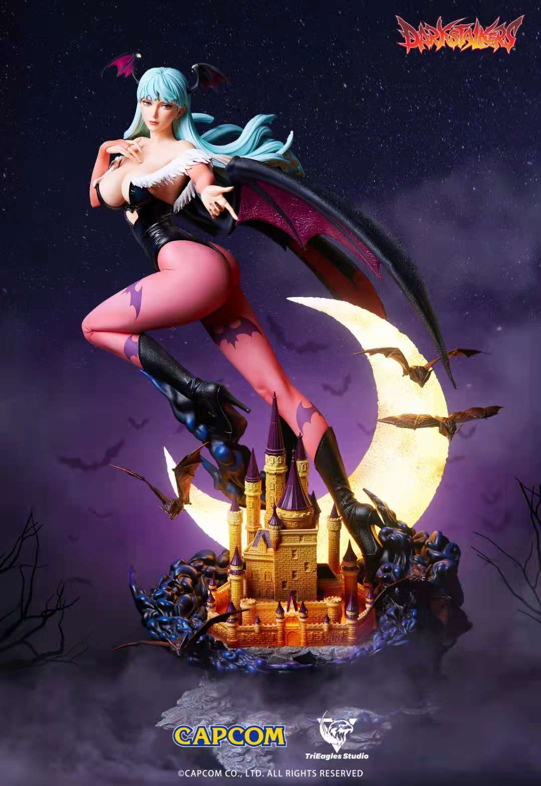 TriEagles Studio カプコン モリガン・アーンスランド スタチュー TriEagles Studio - Morrigan Aensland - Dream of Animes