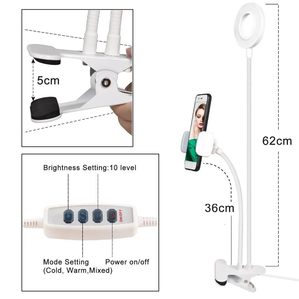 selfie cercle d eclairage led 6