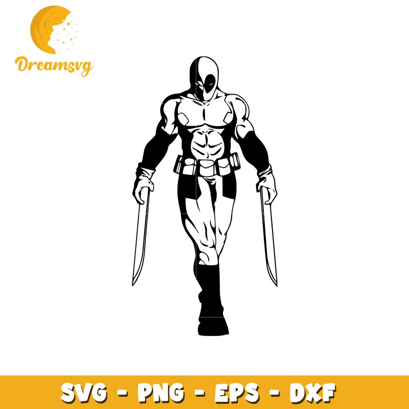 Deadpool Character Design By Lildavo On Deviantart - Gorgeous Dark Pattern - 8K