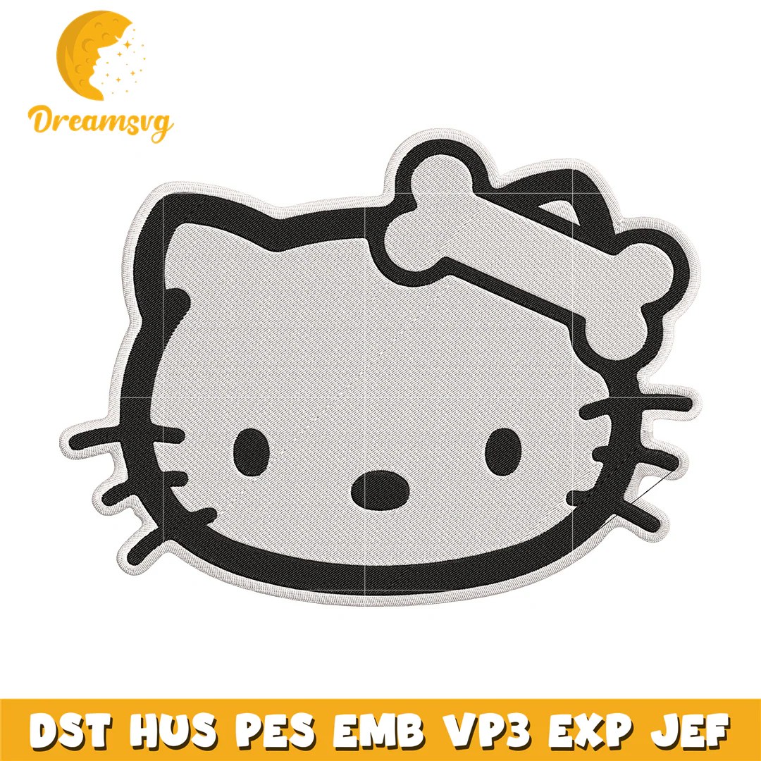 Hello Kitty Sticker Embroidery Design Dreamsvg Store
