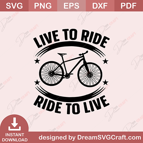 SD12560 Live To Ride Ride To Live Bicycle