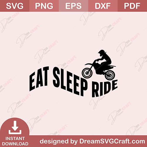 SD13231 Eat Sleep Ride BikeRiding