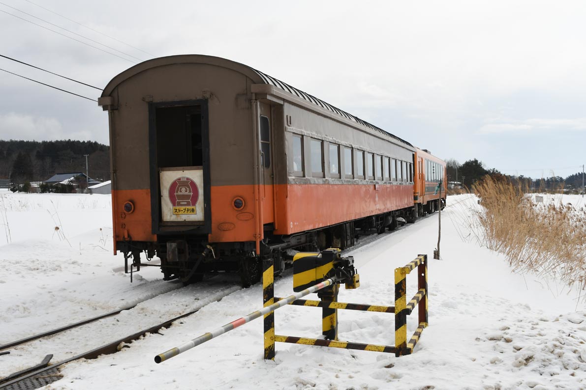 2019年 津軽雪飛ばしツアー Part3 津軽鉄道に乗る、撮る 五能線も行っ