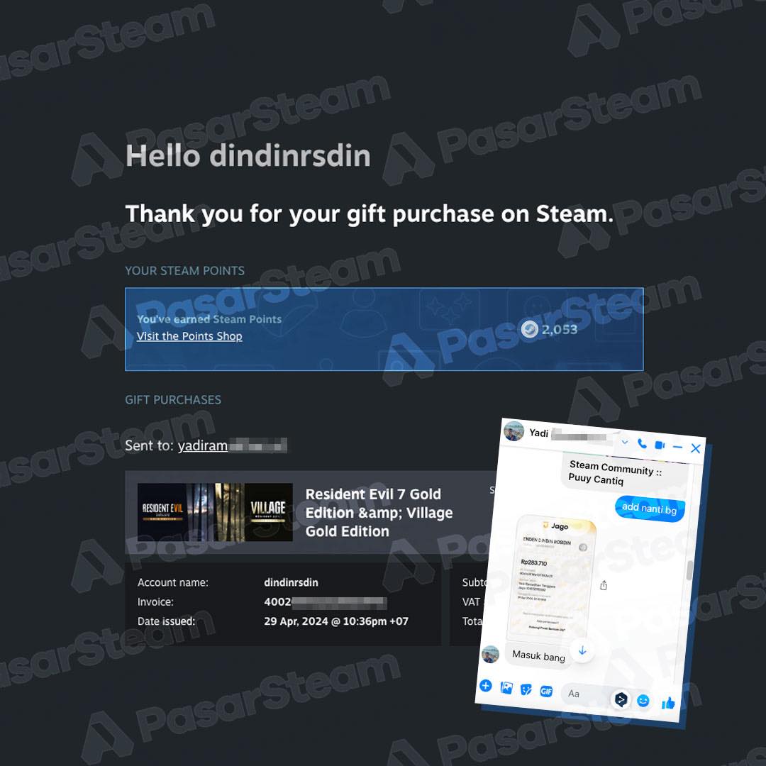Jasa Gift Game Steam Murah Aman Dr Gameshop Testimoni3 