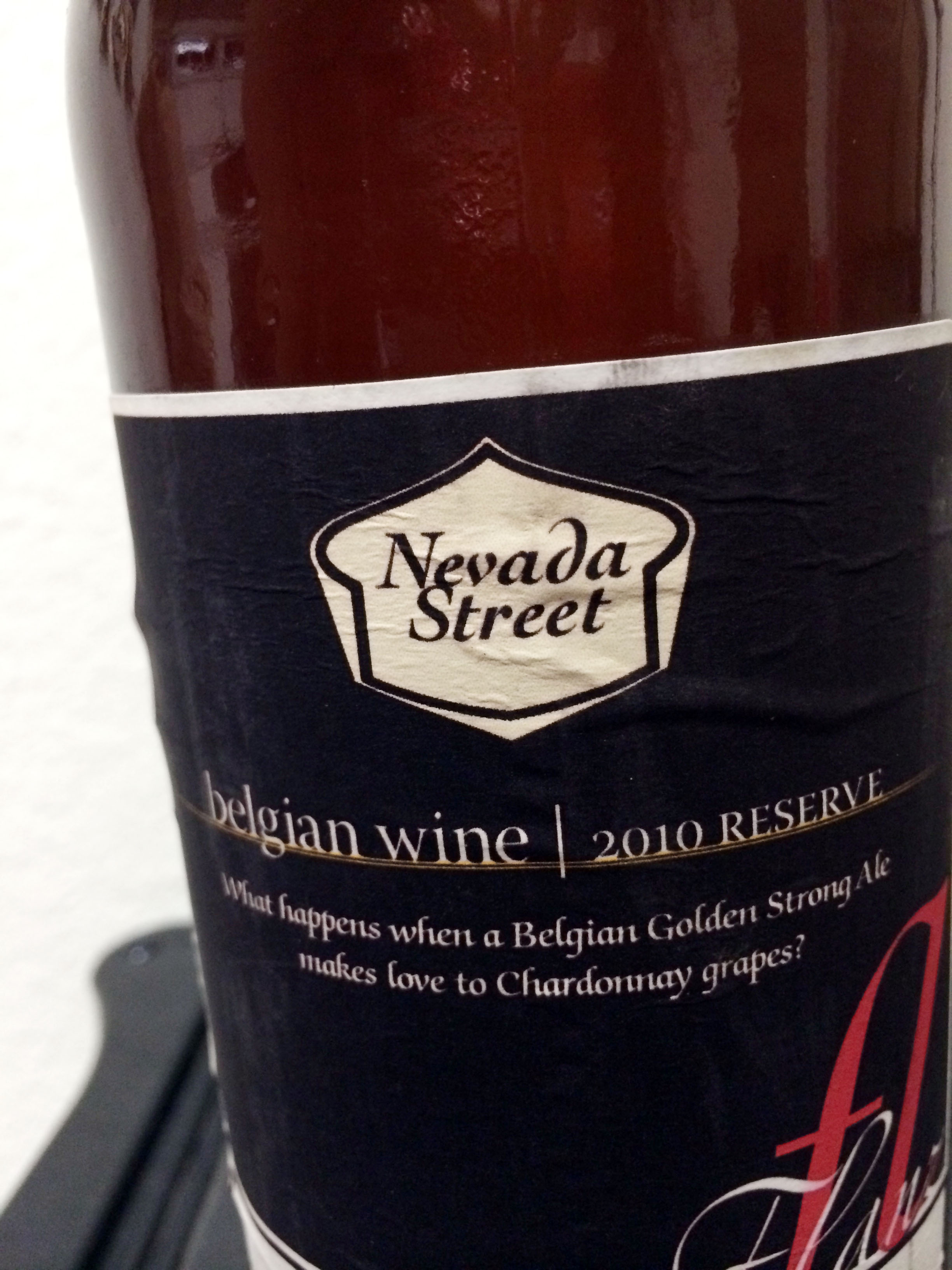 Flanz Belgian Wine aged four years