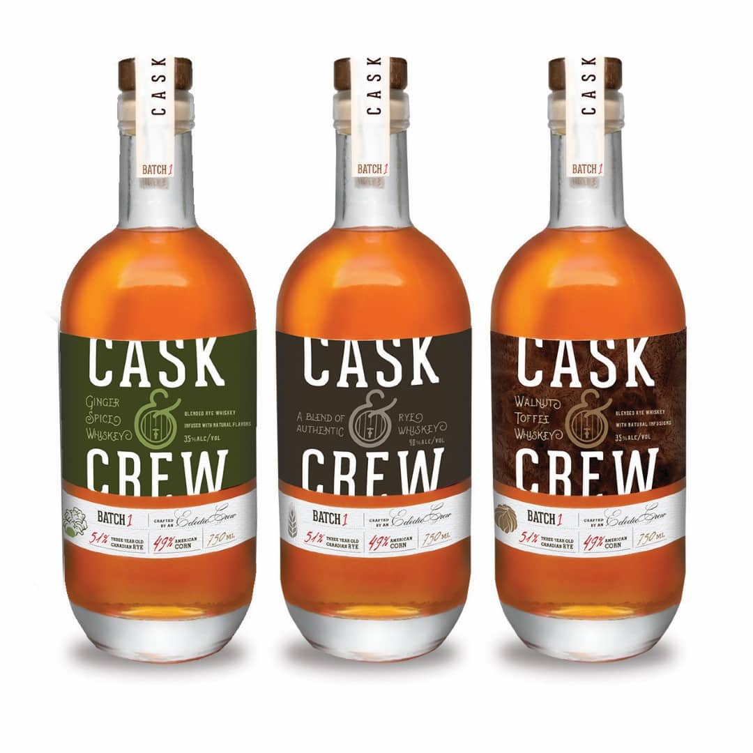 Review Cask & Crew Rye, Ginger Spice, and Walnut Toffee Whiskey Drinkhacker