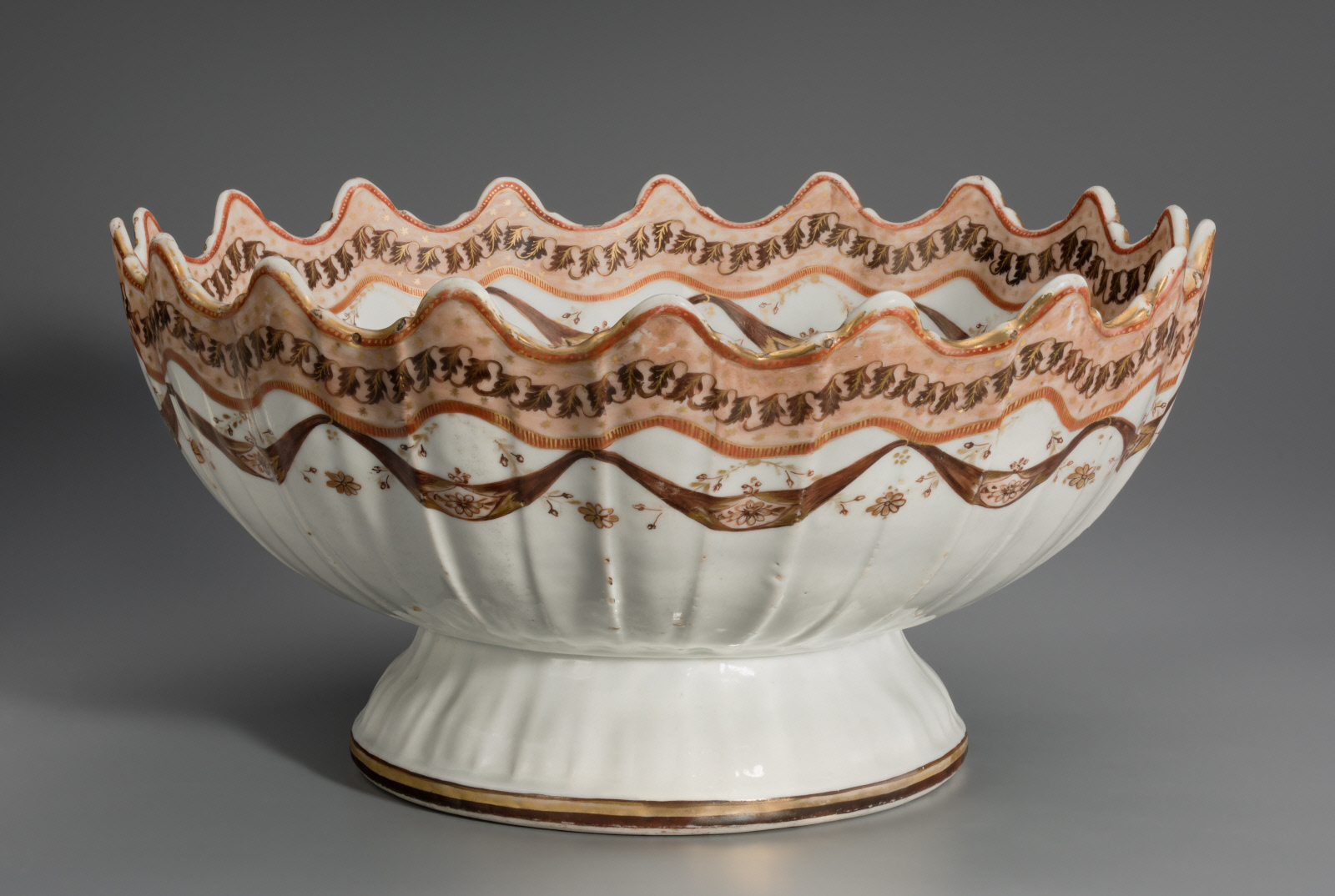 Monteith from the George Washington Memorial Service, c. 1800, Porcelain