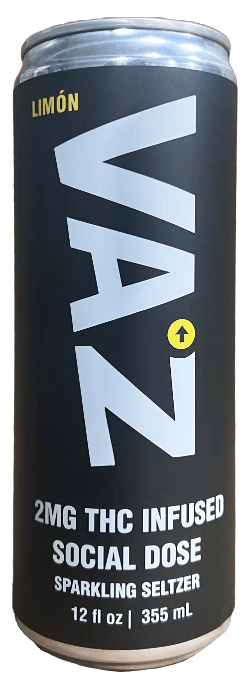 VAZ Limón low dose THC seltzer can