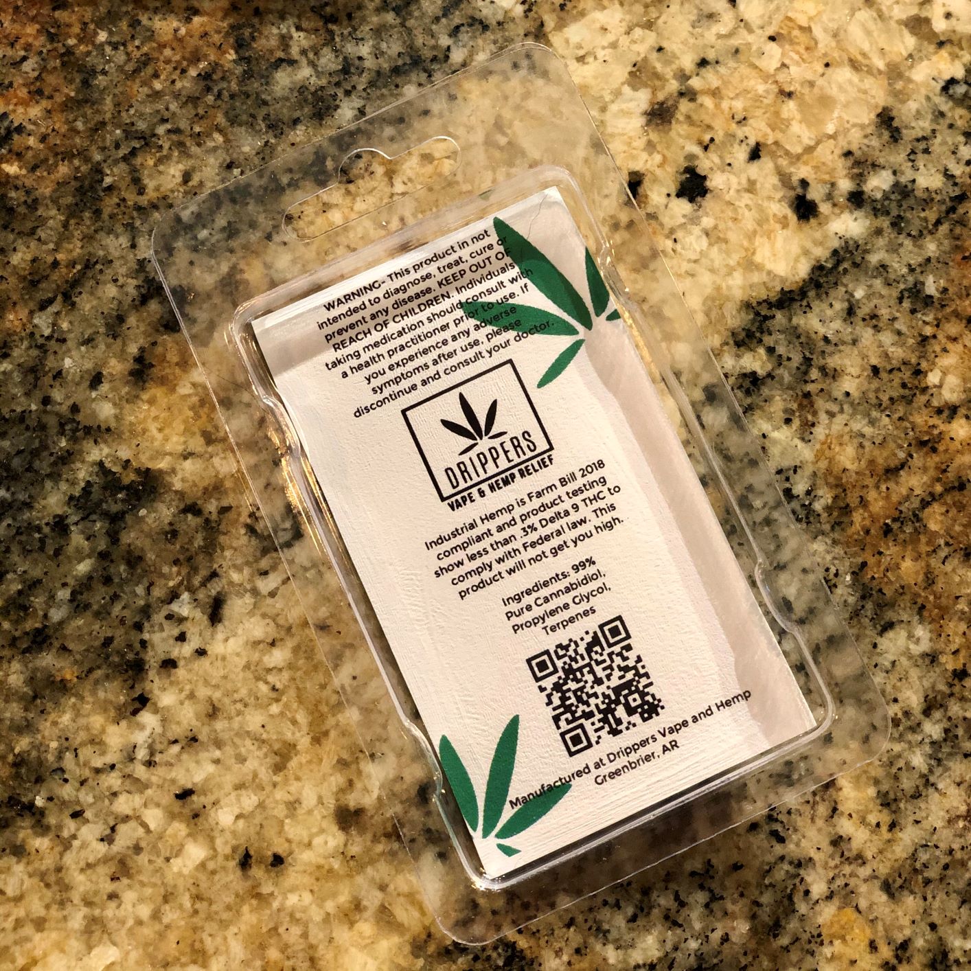 Isolate CBD Vape Cartridge - Drippers Vape and Hemp
