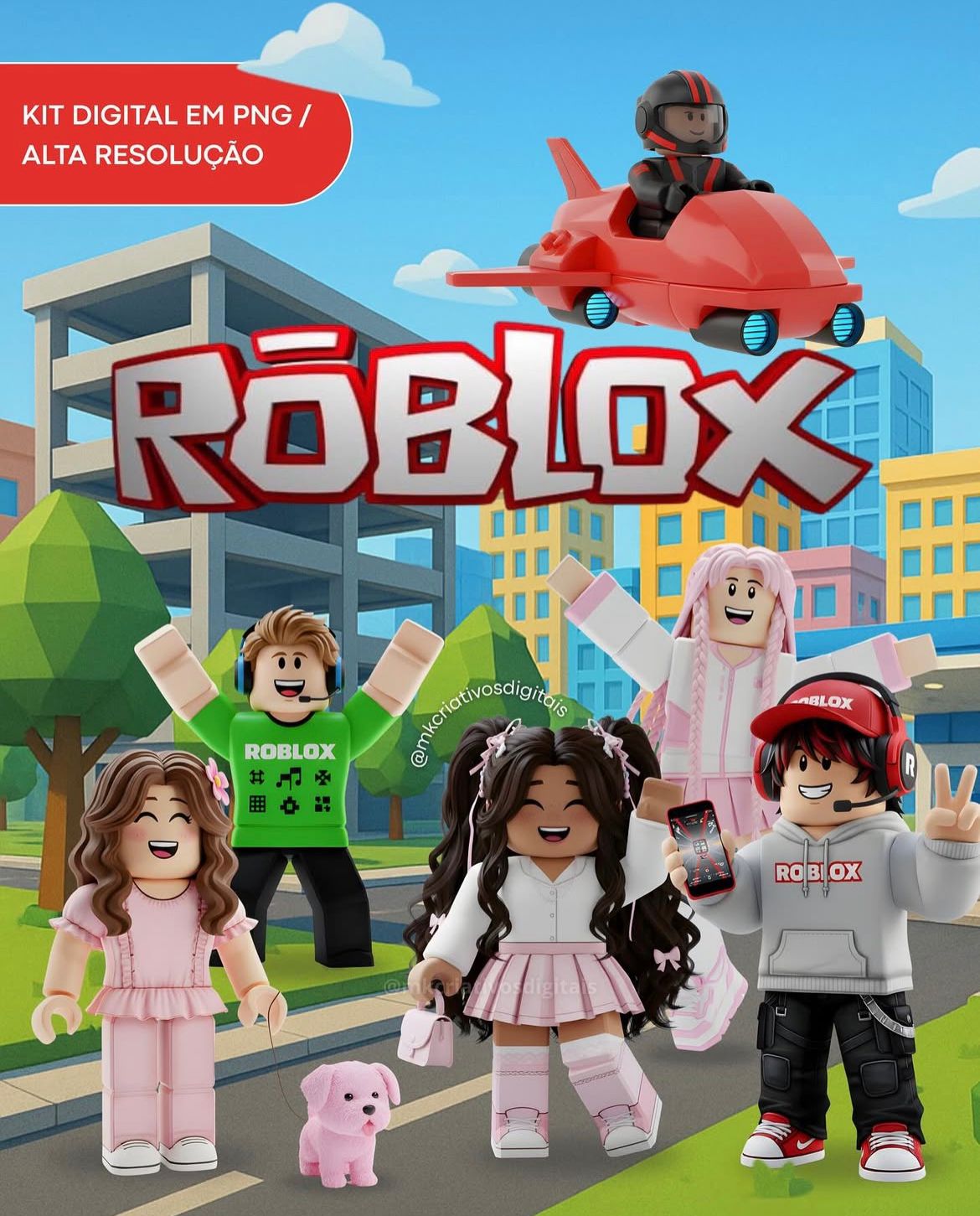 KIT DIGITAL ROBLOX Drive Da Cris ROBLOX 