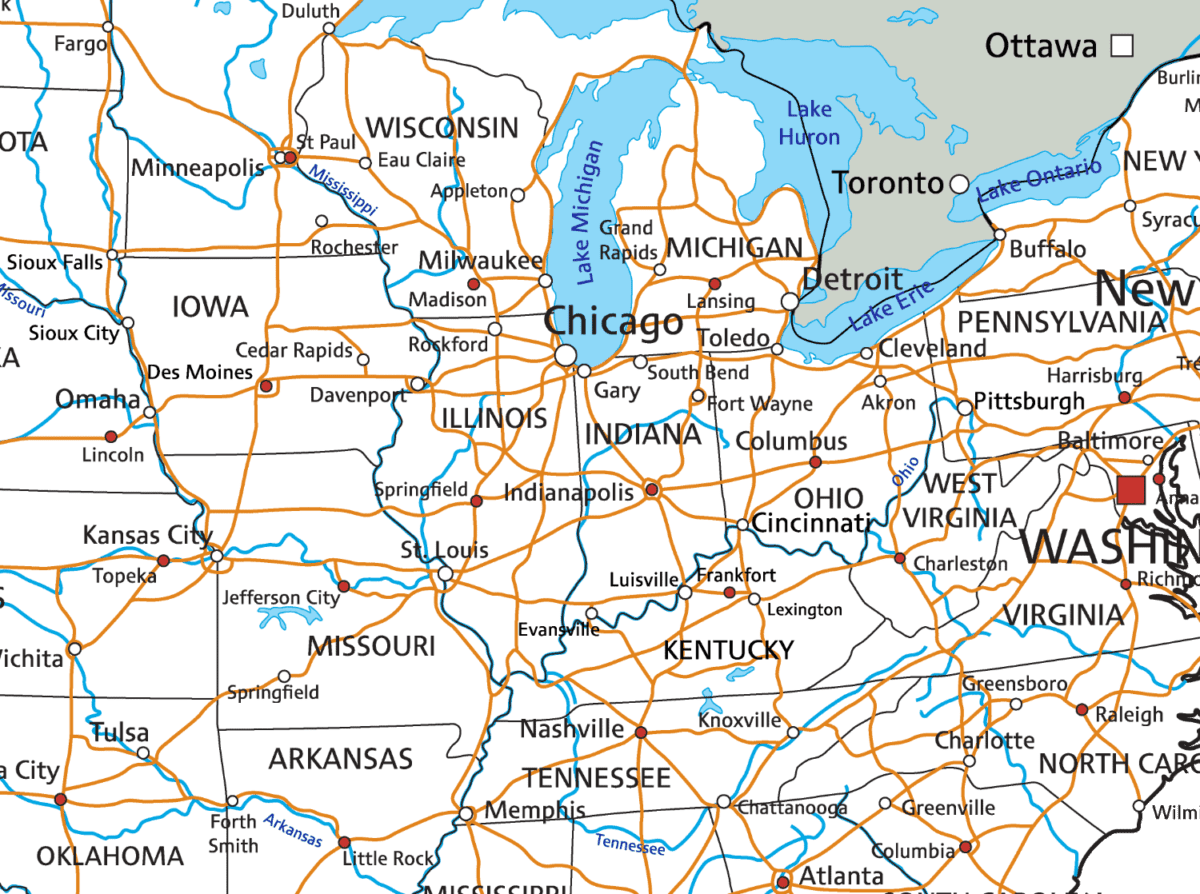 It Pays To Drive OTR As A Midwest Carriers Driver Stuck Rut Map 1200x894 