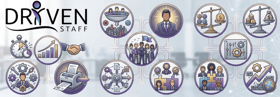 Business concepts and teamwork illustrations