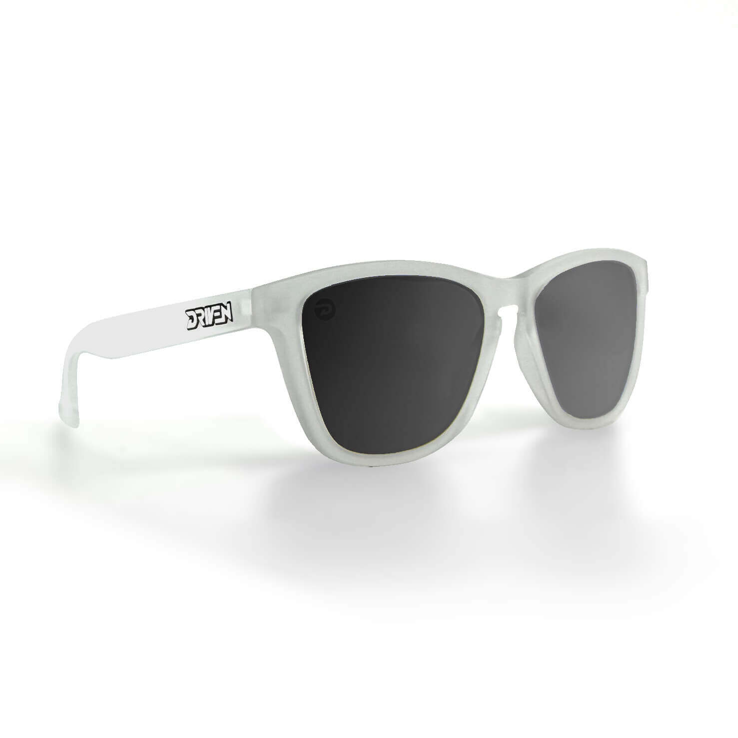 Classic Matte Clear - Driven Sunglasses | Polarized Motorsports Shades