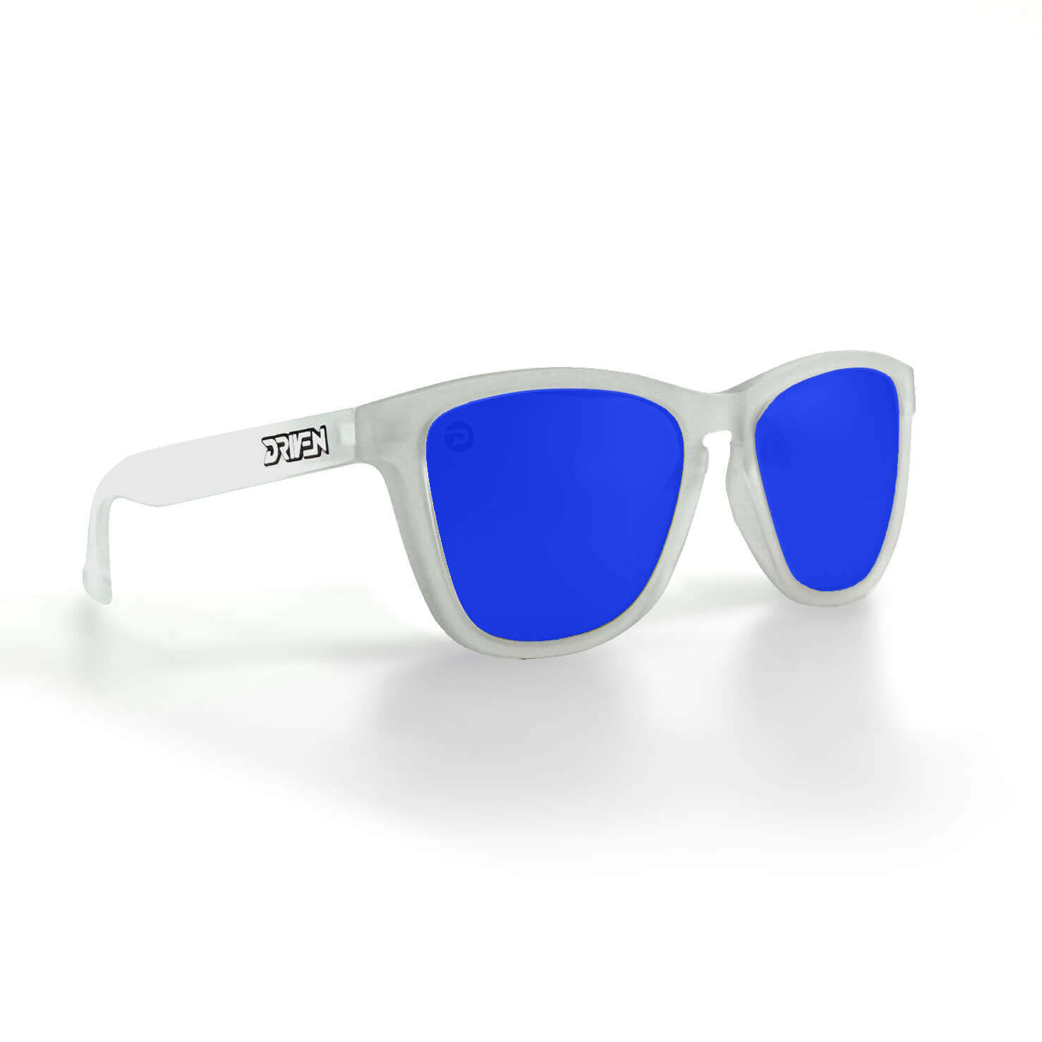 Classic Matte Clear - Driven Sunglasses | Polarized Motorsports Shades