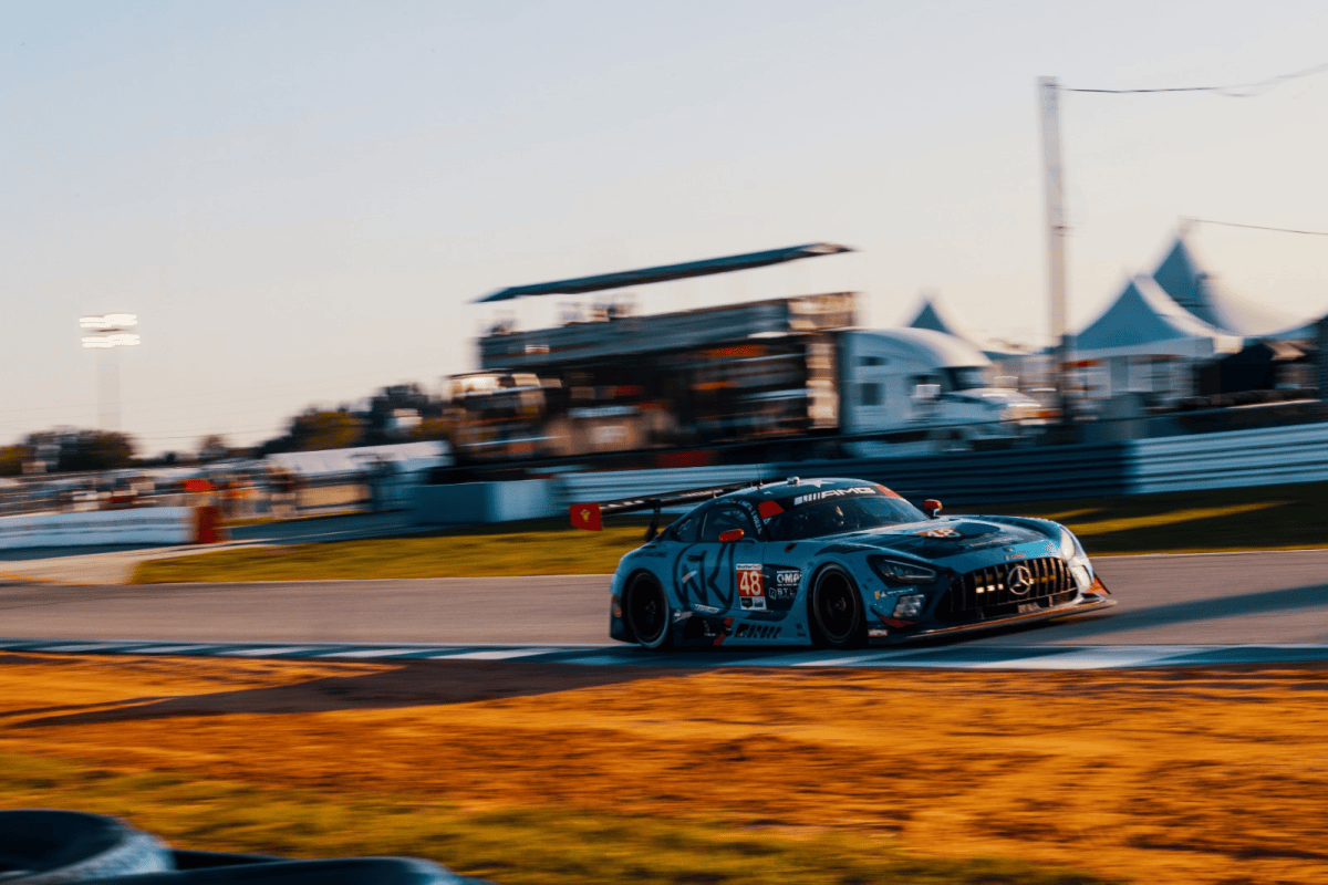 Ligier prototype competing at the 2018 12 Hours of Sebring