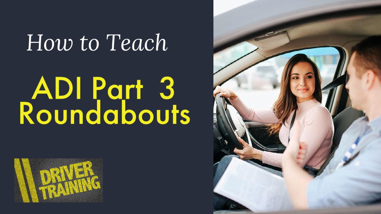 Driving Instructorlesson Plan Roundabouts Driver Training Ltd