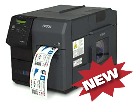 Máy in tem màu Epson C7500, máy in zebra màu, may in tem mau