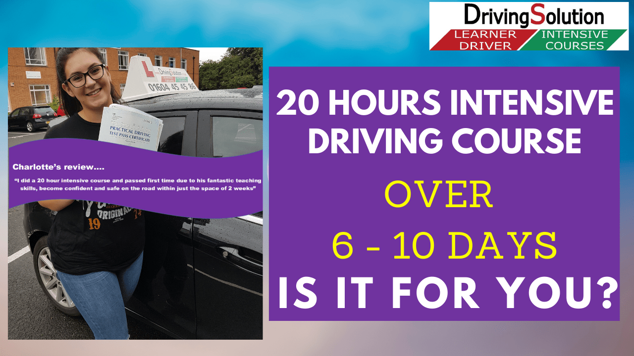 Intensive driving lessons Northampton