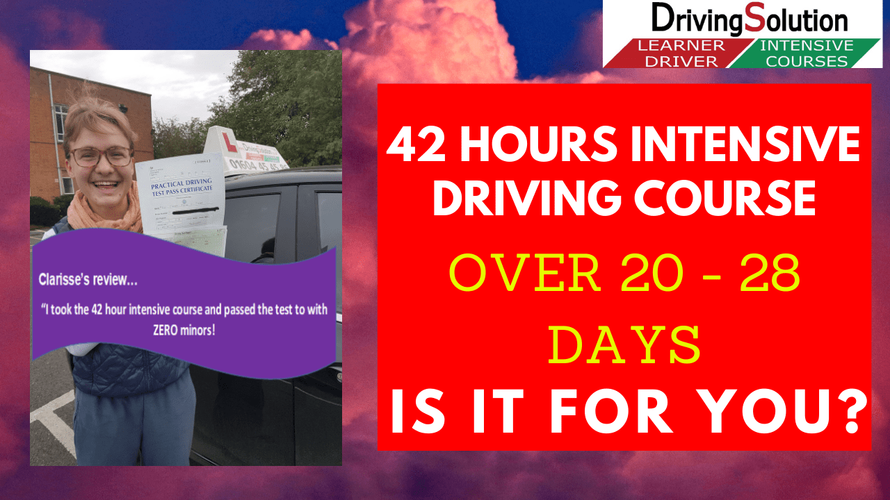 Intensive driving lessons Northampton