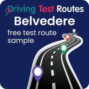 Belvedere Driving Test Routes - Free Sample Routes