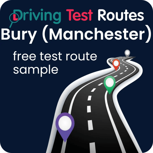 Bury (Manchester) Driving Test Routes - Free Sample Routes