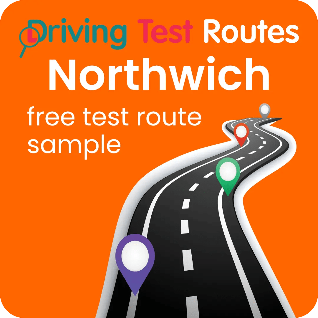 Northwich Driving Test Route Map Driving Test Routes - Free Sample Routes