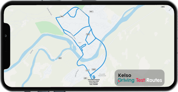 Kelso Driving Test Route Map
