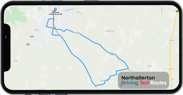 Northallerton Driving Test Route Map