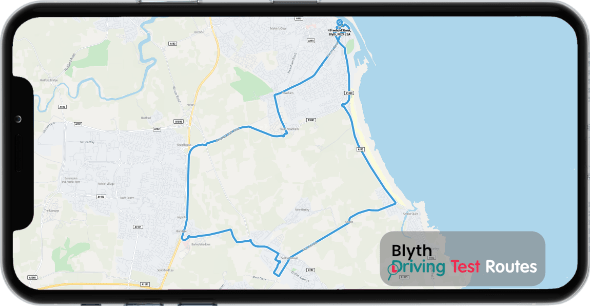 Blyth Driving Test Route Map