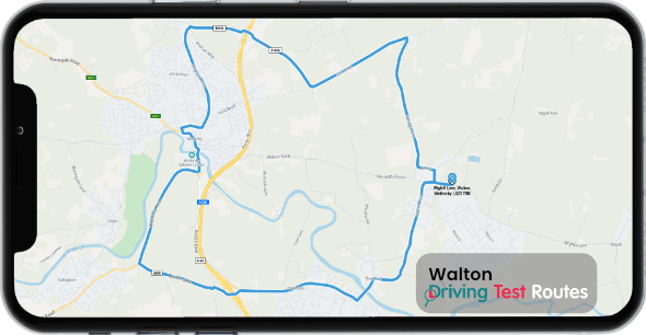 Walton Driving Test Route Map