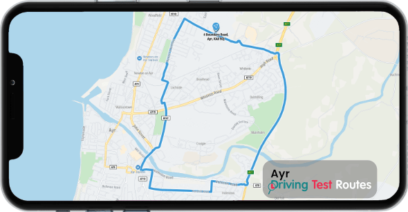 Ayr Driving Test Route Map