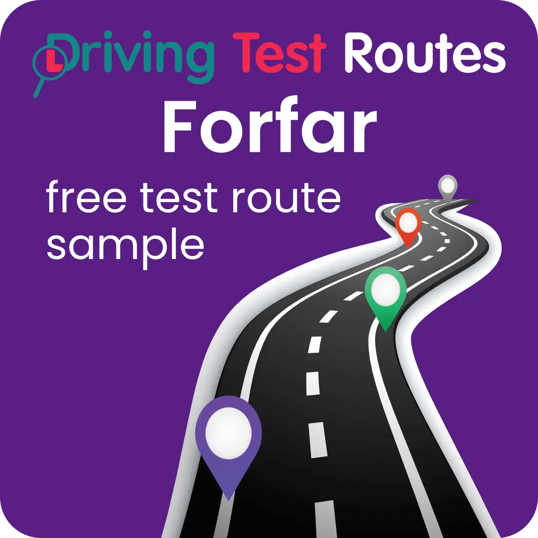 Forfar Driving Test Routes - Free Sample Routes