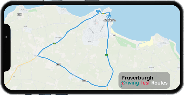 Fraserburgh Driving Test Route Map