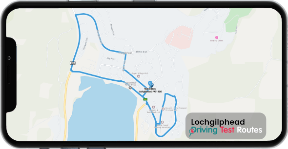 Lochgilphead Driving Test Route Map
