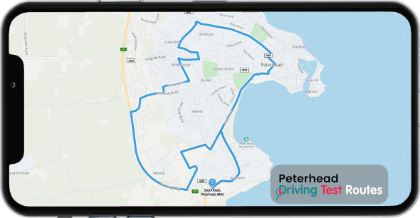 Peterhead Driving Test Route Map