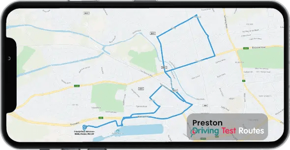 Preston Driving Test Route Map