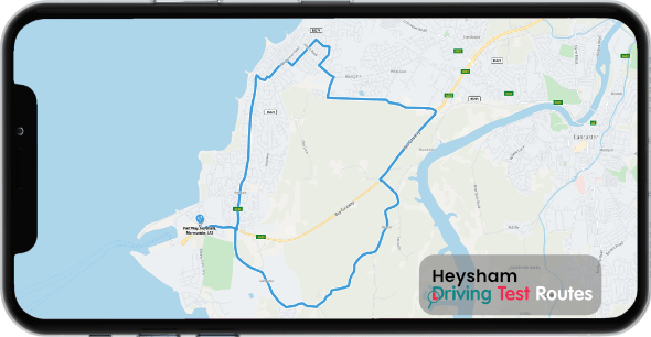 Heysham Driving Test Route Map
