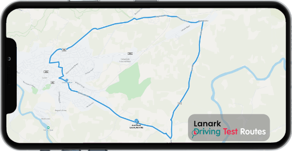 Lanark Driving Test Route Map