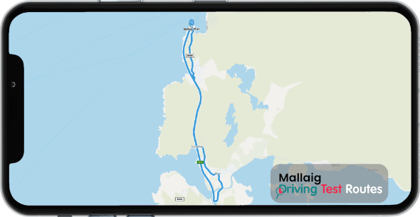 Mallaig Driving Test Route Map