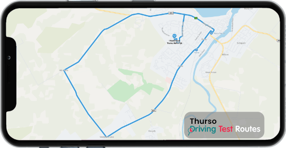 Thurso Driving Test Route Map
