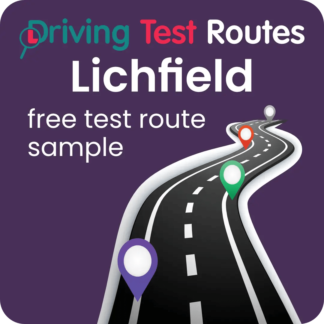 Lichfield Driving Test Routes - Free Sample Routes