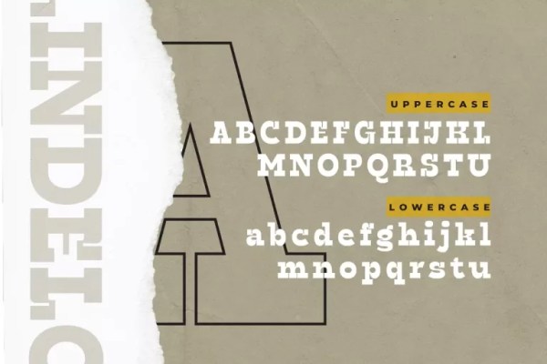 Lindelof – Slab Serif Typeface Font